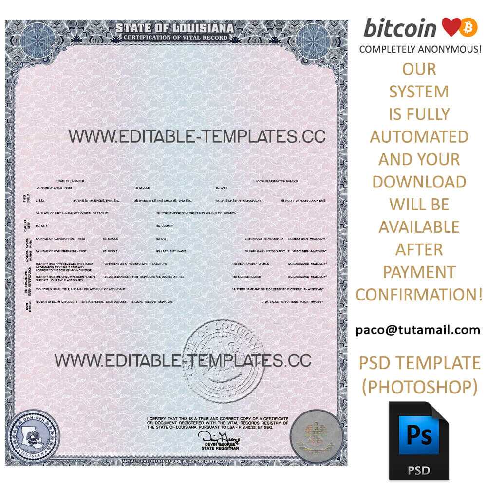louisiana-la-certificate-of-live-birth-template-birth-certificate-us-fake-template-editable-psd-photoshop-bitcoin-crypto-download-card-skrill-table