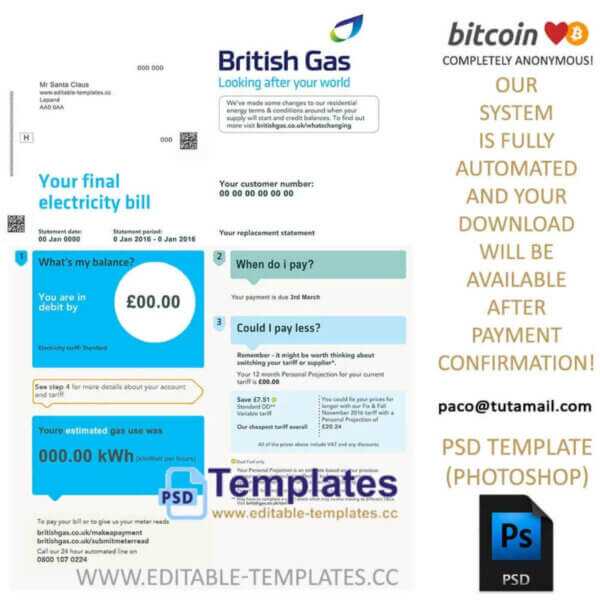 bill-tamplate-uk-photoshop-edit-bill-template-bitcoin-verify-identity british gass uk bill template,editable in photoshop.psd fake template,pay by bitcoin,paypal or card