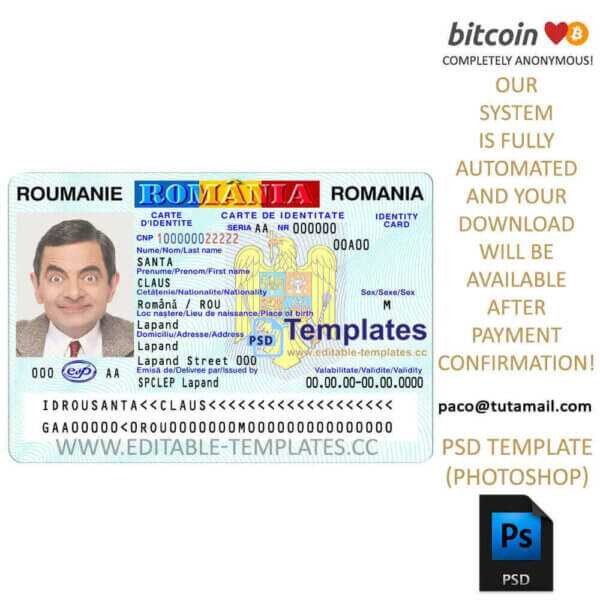 romania id template, editable in photoshop. psd fake template, pay by bitcoin, paypal or card romania id template, editable in photoshop. psd fake template, pay by bitcoin, paypal or card