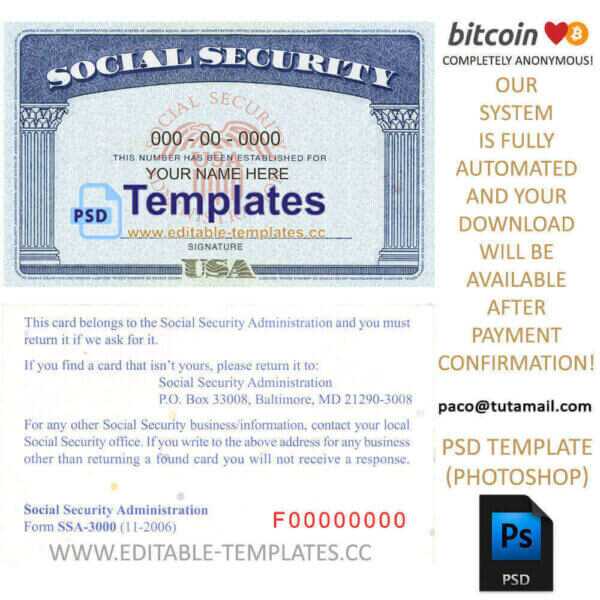 ssn usa driving licence dl id passport template psd photoshop bitcoin editable id bill pay with paypal skrill 1000x1000 1 sus ssn template, editable in photoshop. psd fake template, pay by bitcoin, paypal or card
