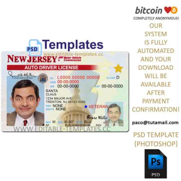 new-jersey-usa-us-driving-licence-dl-id-bill-passport-editable-template-psd-photoshop-bitcoin-paypal-skrill new jersey driver license template, editable in  photoshop. psd fake template, pay by bitcoin, paypal or card