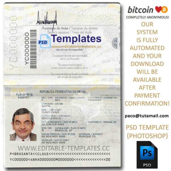 brazil-brazilian-blank-sample-passport-template-editable brazil-brazilian-blank-sample-passport-template-editable