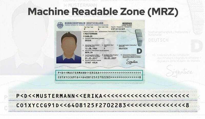 What is a Machine Readable Zone (MRZ)
