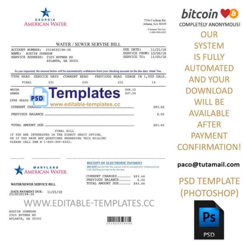 maryland driver license template, editable in  photoshop. psd fake template, pay by bitcoin, paypal or card