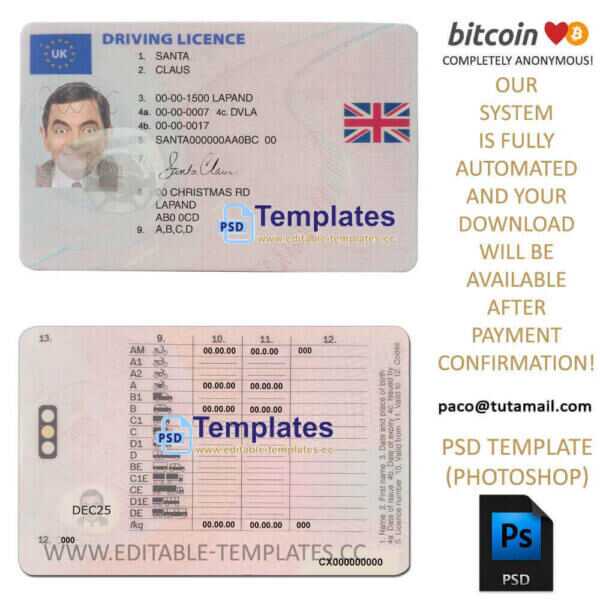 uk driving licence template, editable in photoshop. psd fake template, pay by bitcoin, paypal or card uk driving licence template, editable in photoshop. psd fake template, pay by bitcoin, paypal or card